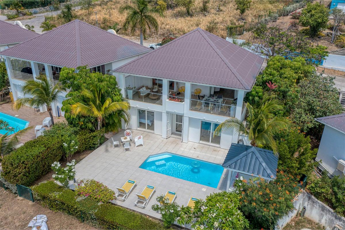 Villa Rental St Martin - Aerial view from a drone